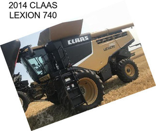 2014 CLAAS LEXION 740