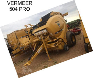 VERMEER 504 PRO