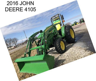 2016 JOHN DEERE 4105