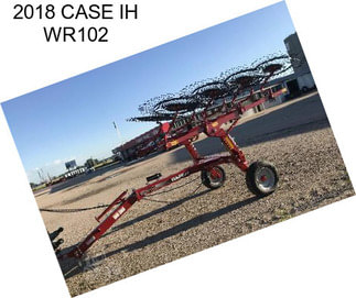 2018 CASE IH WR102