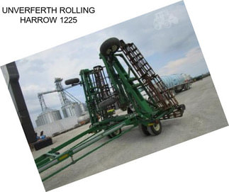 UNVERFERTH ROLLING HARROW 1225