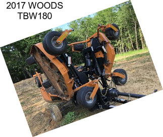 2017 WOODS TBW180