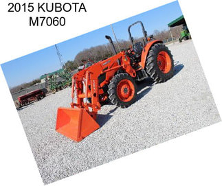 2015 KUBOTA M7060