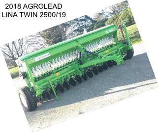 2018 AGROLEAD LINA TWIN 2500/19