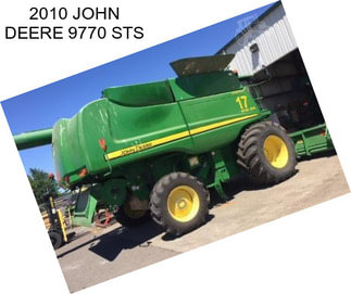 2010 JOHN DEERE 9770 STS