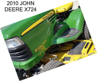 2010 JOHN DEERE X724