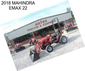 2018 MAHINDRA EMAX 22