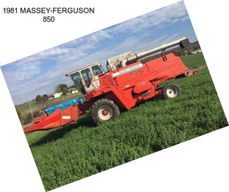 1981 MASSEY-FERGUSON 850