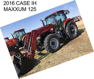 2016 CASE IH MAXXUM 125