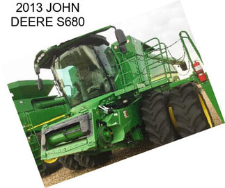 2013 JOHN DEERE S680