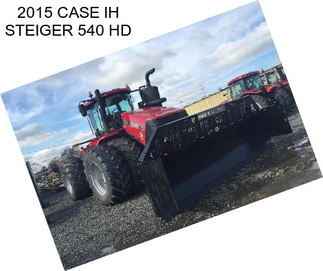 2015 CASE IH STEIGER 540 HD