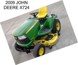 2009 JOHN DEERE X724