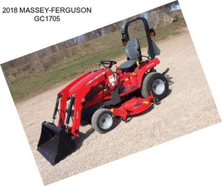 2018 MASSEY-FERGUSON GC1705