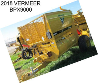 2018 VERMEER BPX9000