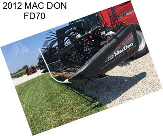 2012 MAC DON FD70