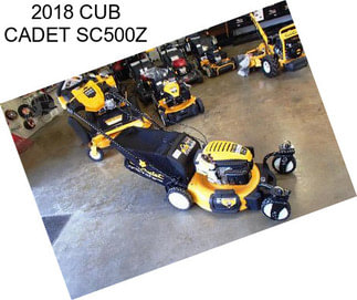 2018 CUB CADET SC500Z