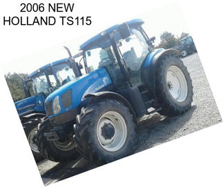 2006 NEW HOLLAND TS115