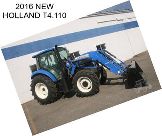 2016 NEW HOLLAND T4.110