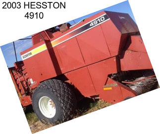 2003 HESSTON 4910