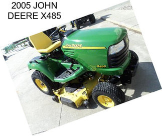 2005 JOHN DEERE X485