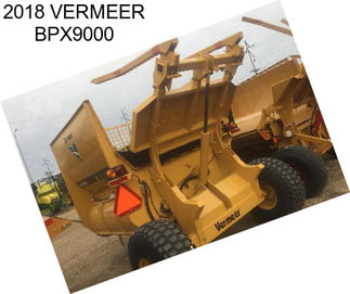 2018 VERMEER BPX9000