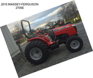 2015 MASSEY-FERGUSON 2705E