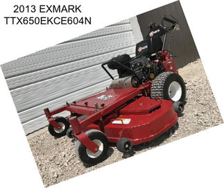 2013 EXMARK TTX650EKCE604N