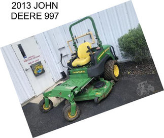 2013 JOHN DEERE 997