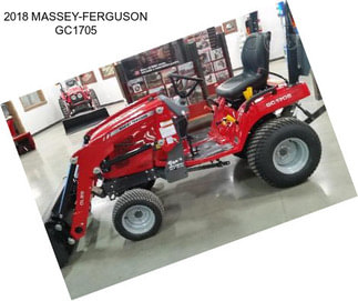 2018 MASSEY-FERGUSON GC1705