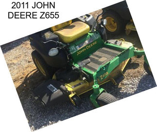 2011 JOHN DEERE Z655