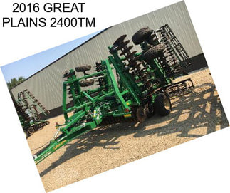2016 GREAT PLAINS 2400TM