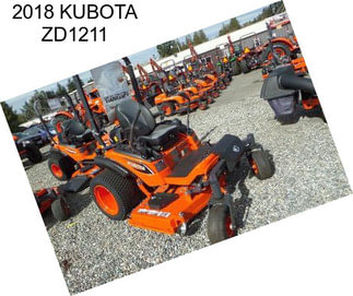 2018 KUBOTA ZD1211