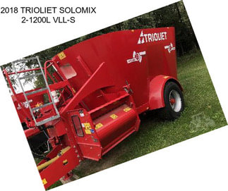 2018 TRIOLIET SOLOMIX 2-1200L VLL-S