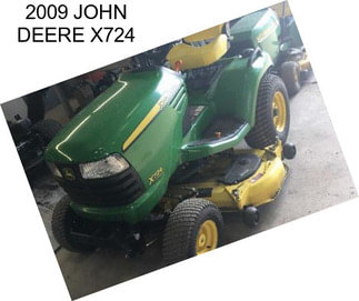 2009 JOHN DEERE X724