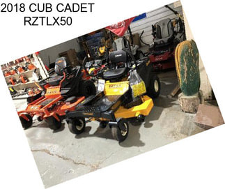 2018 CUB CADET RZTLX50