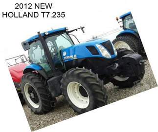 2012 NEW HOLLAND T7.235