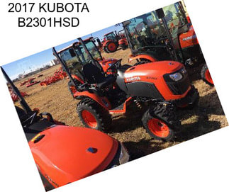 2017 KUBOTA B2301HSD
