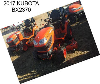 2017 KUBOTA BX2370