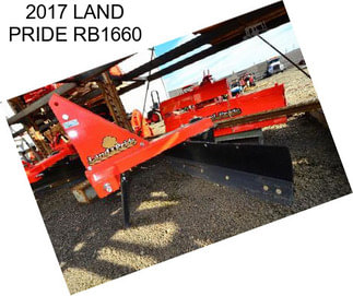 2017 LAND PRIDE RB1660