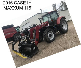 2016 CASE IH MAXXUM 115