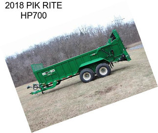 2018 PIK RITE HP700