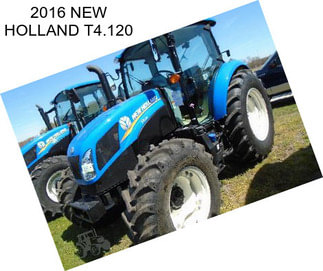 2016 NEW HOLLAND T4.120