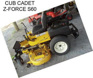 CUB CADET Z-FORCE S60