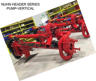 NUHN HEADER SERIES PUMP-VERTICAL