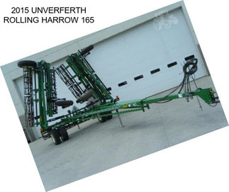 2015 UNVERFERTH ROLLING HARROW 165