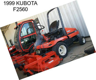 1999 KUBOTA F2560