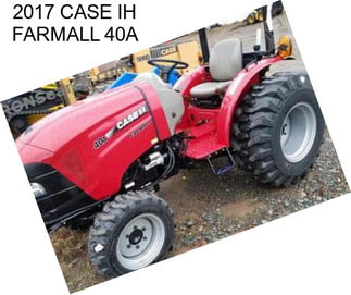 2017 CASE IH FARMALL 40A