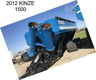 2012 KINZE 1500