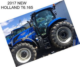 2017 NEW HOLLAND T6.165