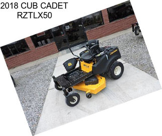 2018 CUB CADET RZTLX50